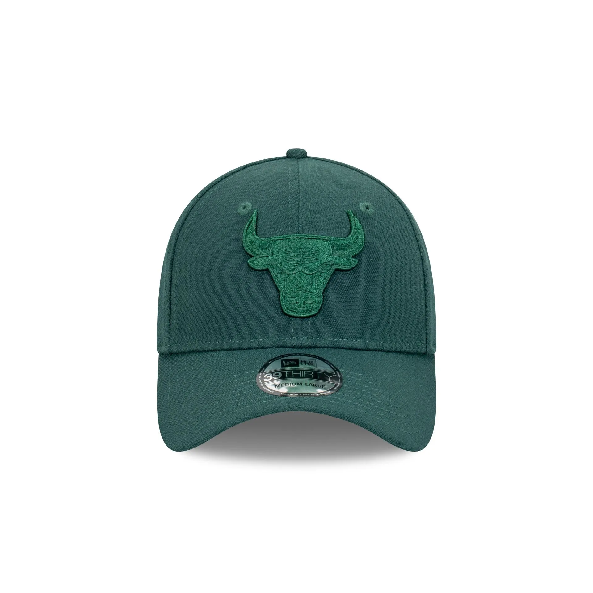 Chicago Bulls Dark Green Tonal 39THIRTY Fitted