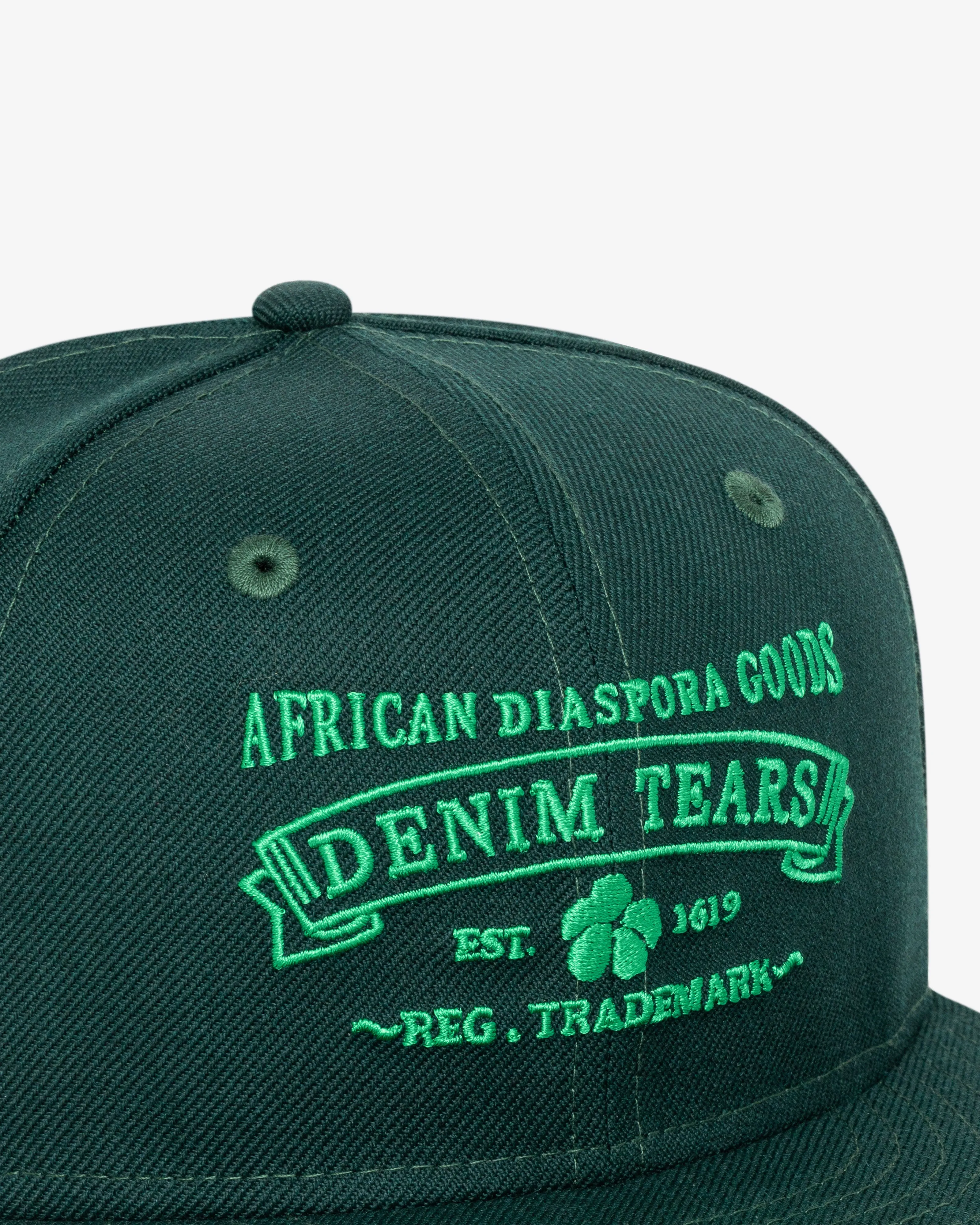 Denim Tears - ADG New Era Hat Green Print - (Green)