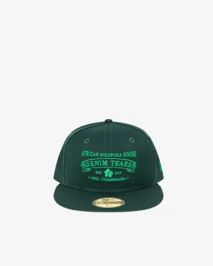 Denim Tears - ADG New Era Hat Green Print - (Green)