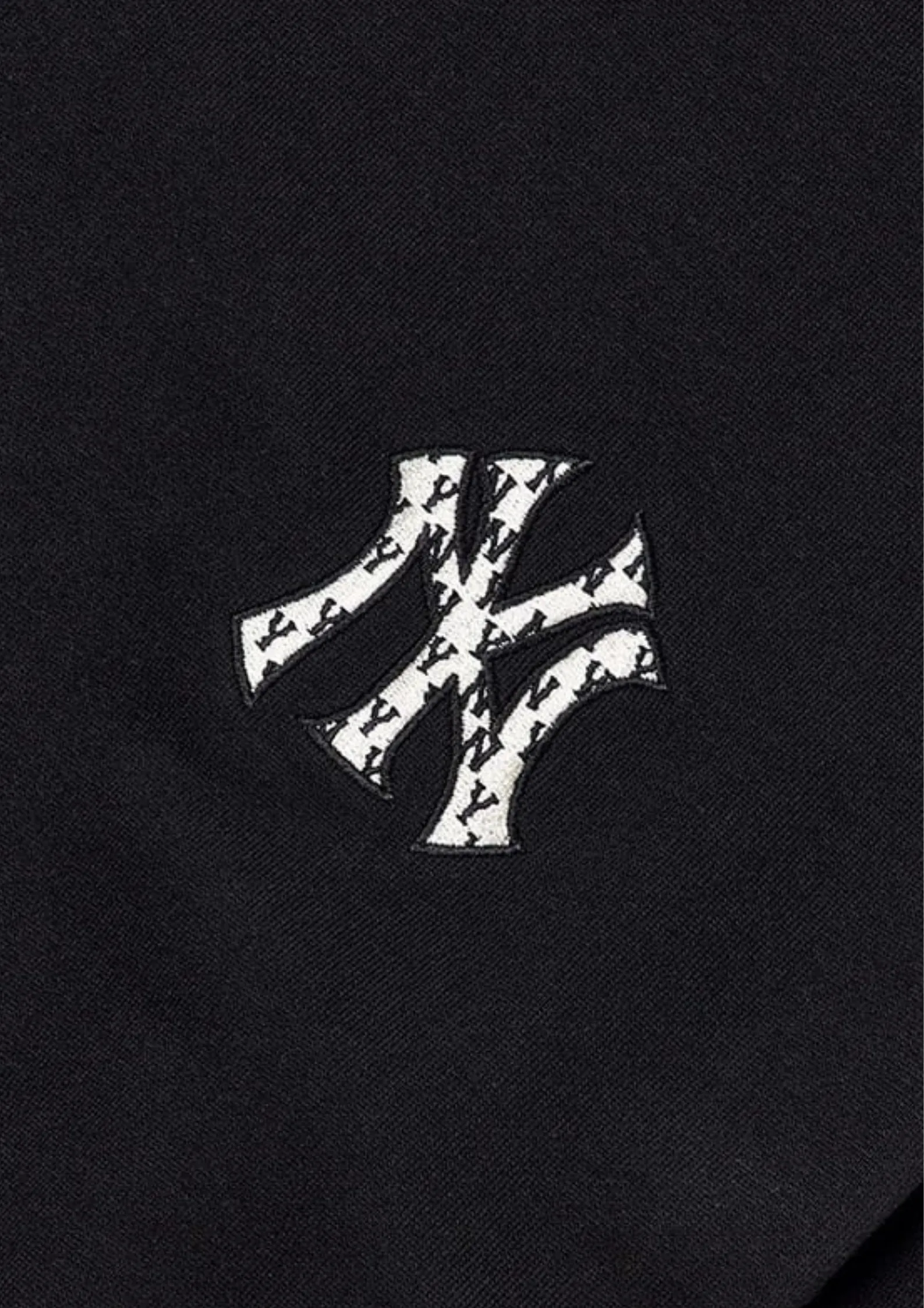 MLB New Era New York Yankees Back Big Logo Sweatshirts White Line (Black)