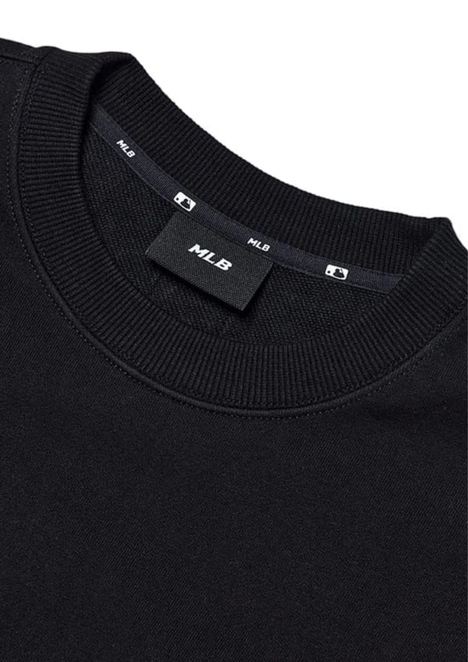 MLB New Era New York Yankees Back Big Logo Sweatshirts White Line (Black)