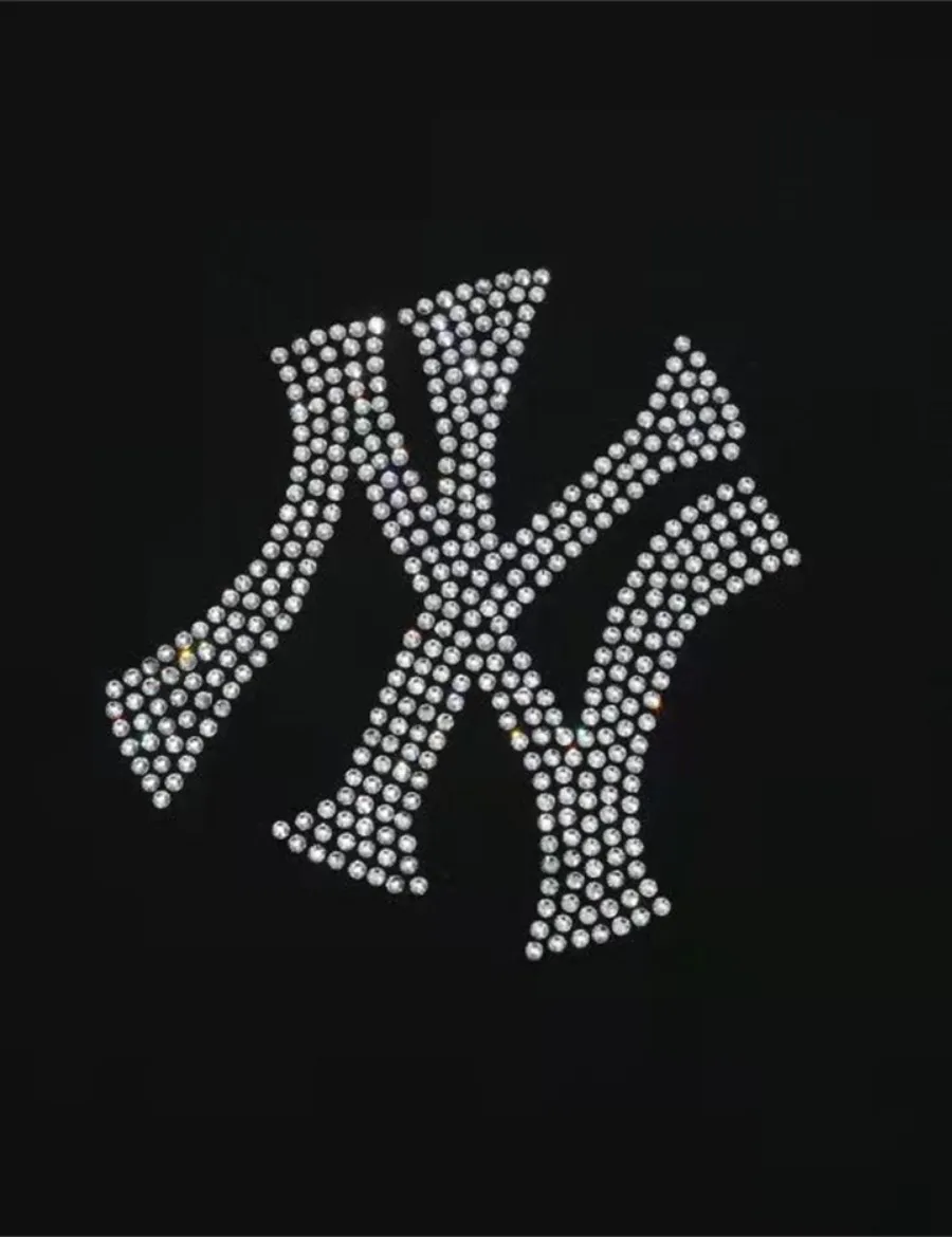 MLB New Era New York Yankees Metallic Logo T-shirt (Black)
