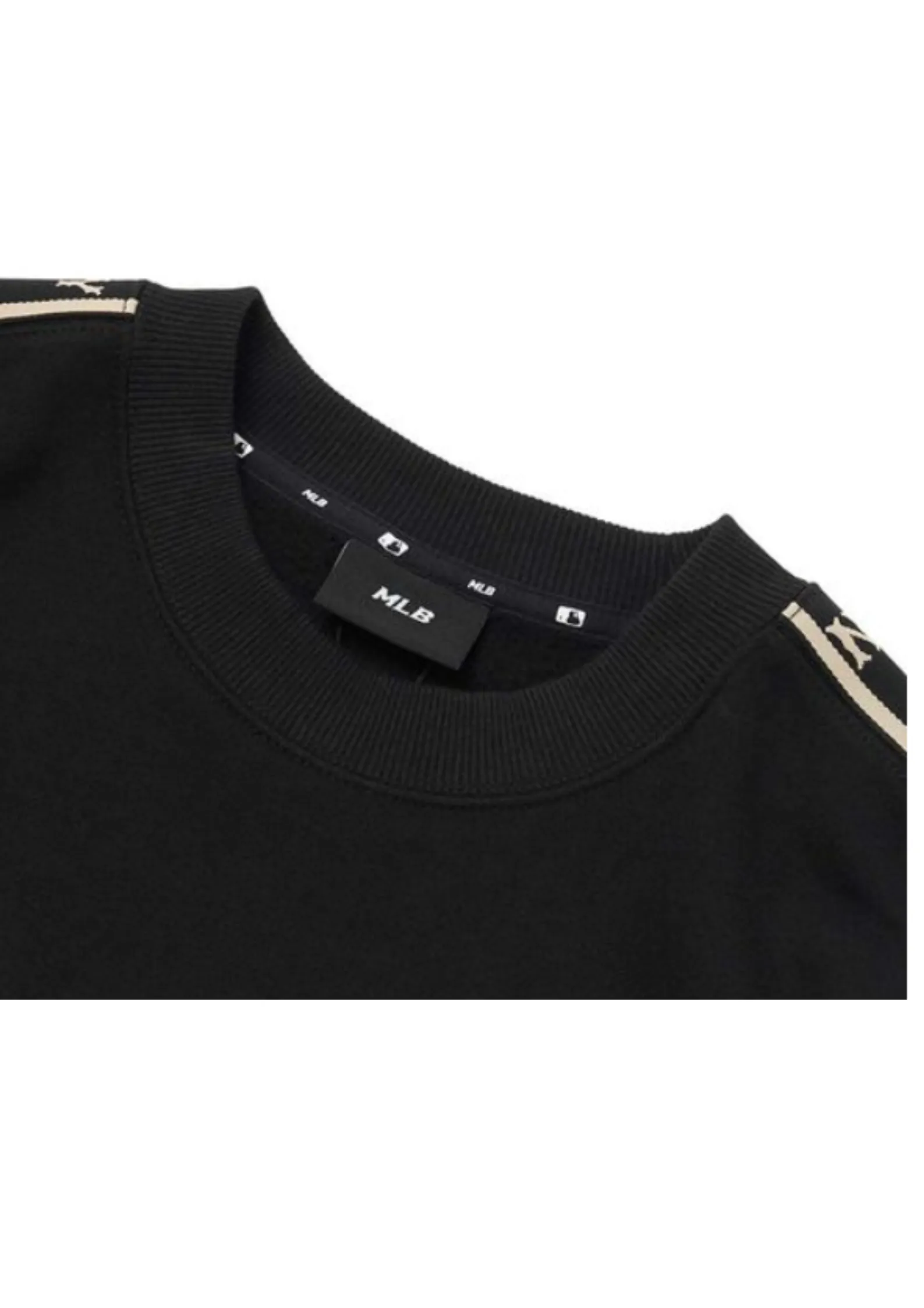 MLB New Era New York Yankees Monogram Tape Sweatshirts (Black)