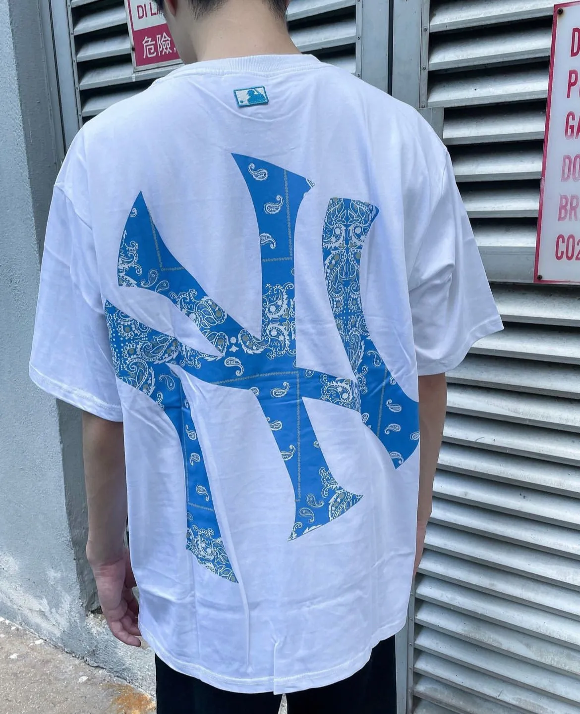 MLB New Era New York Yankees Paisley T-Shirt (White)