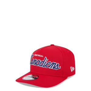 MONTREAL CANADIENS NHL 9FIFTY SCRIPT A-FRAME SNAPBACK