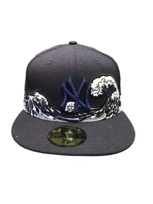 New Era 59FIFTY  7 3/4 New York Yankees Wave Navy
