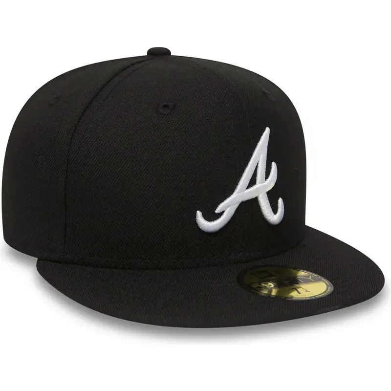 New Era 59FIFTY  7 5/8 Atlanta Braves MLB Black