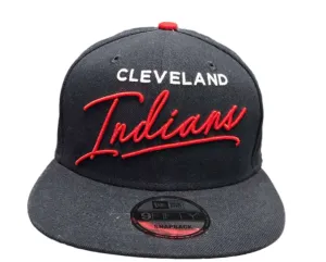 New Era 9FIFTY Cleveland Indians Scripted Turn Snapback
