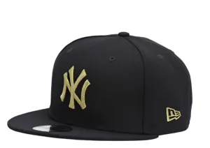 New Era 9FIFTY New York Yankees Black Gold