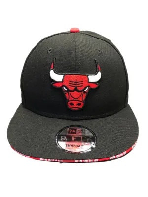 New Era Chicago Bulls Callout Trim 9fifty Snapback Black
