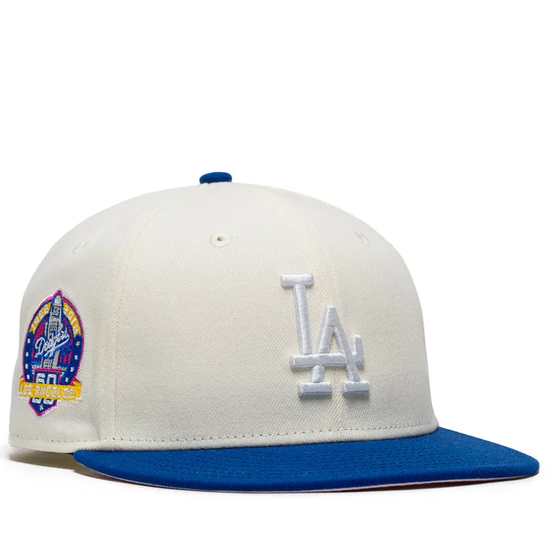 New Era x Politics Los Angeles Dodgers 59FIFTY Fitted - Chrome/Royal