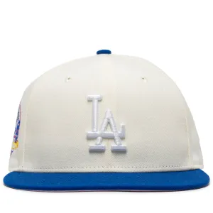 New Era x Politics Los Angeles Dodgers 59FIFTY Fitted - Chrome/Royal