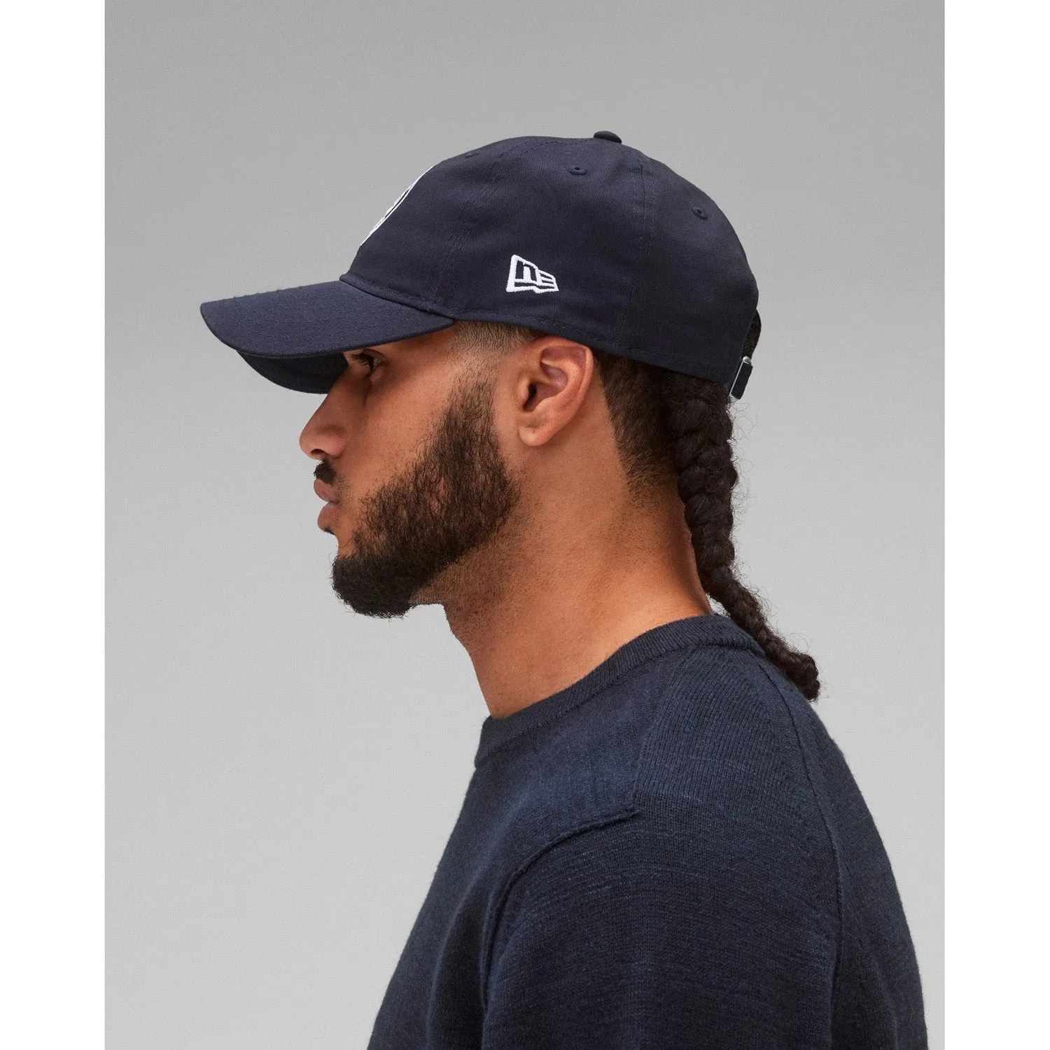 Reigning Champ Men Woven New Era 9Twenty Crest Logo Cap Navy White