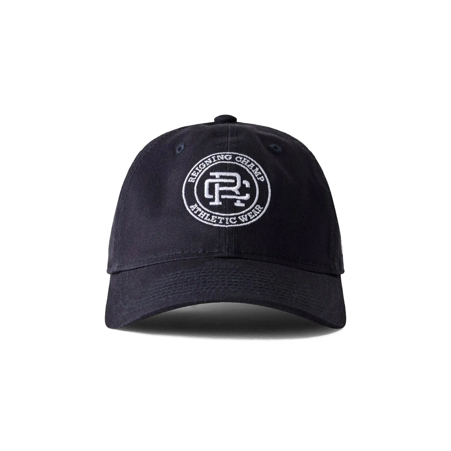 Reigning Champ Men Woven New Era 9Twenty Crest Logo Cap Navy White