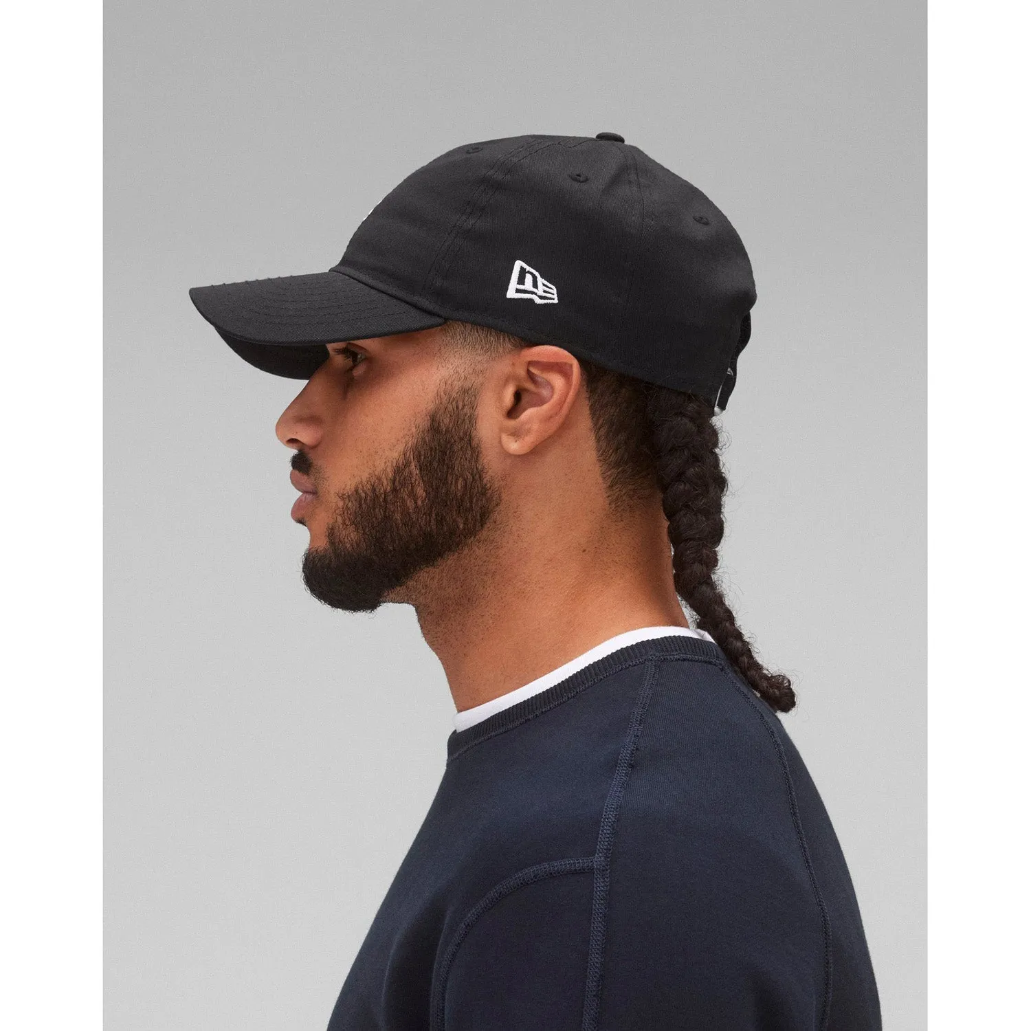 Reigning Champ Men Woven New Era 9Twenty Mini Monogram Cap Black
