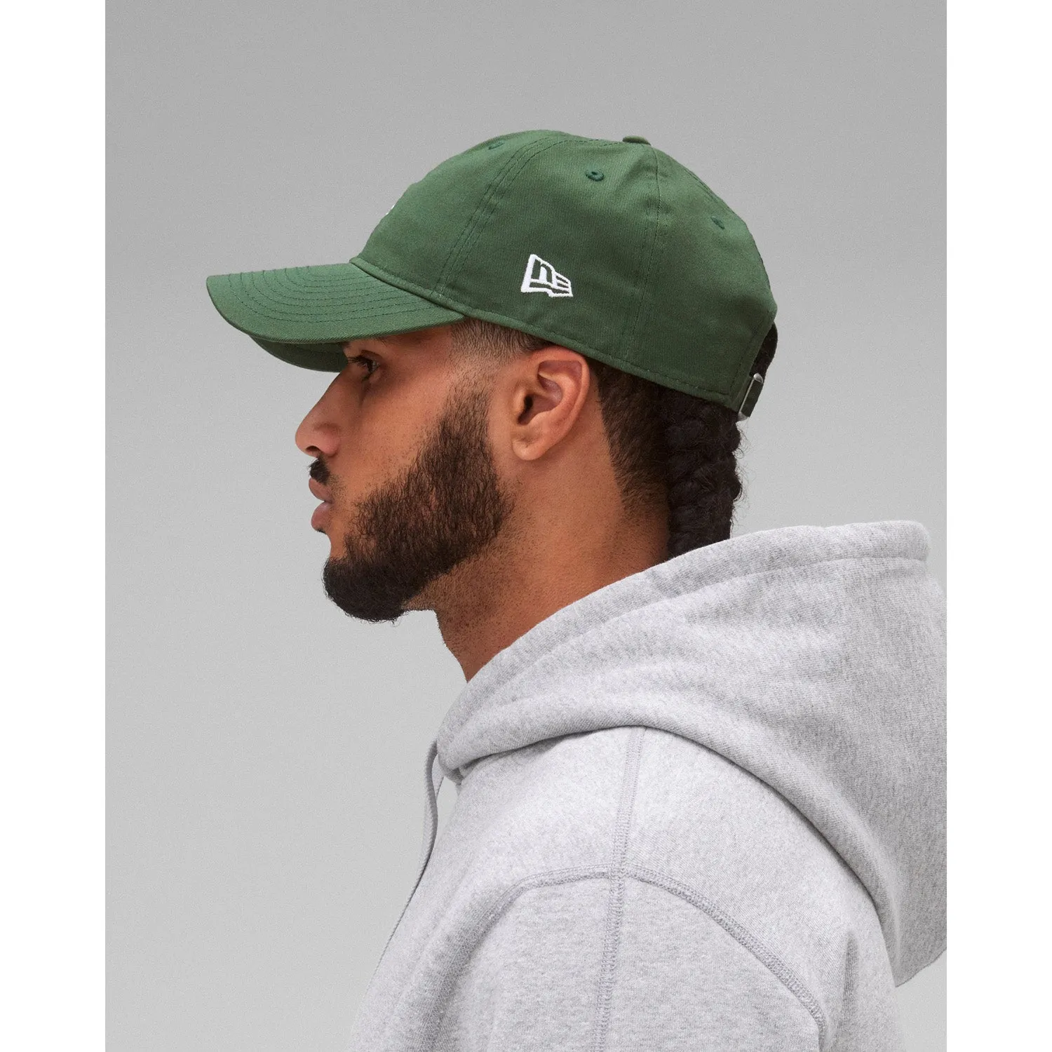 Reigning Champ Men Woven New Era 9Twenty Mini Monogram Cap British Racing Green