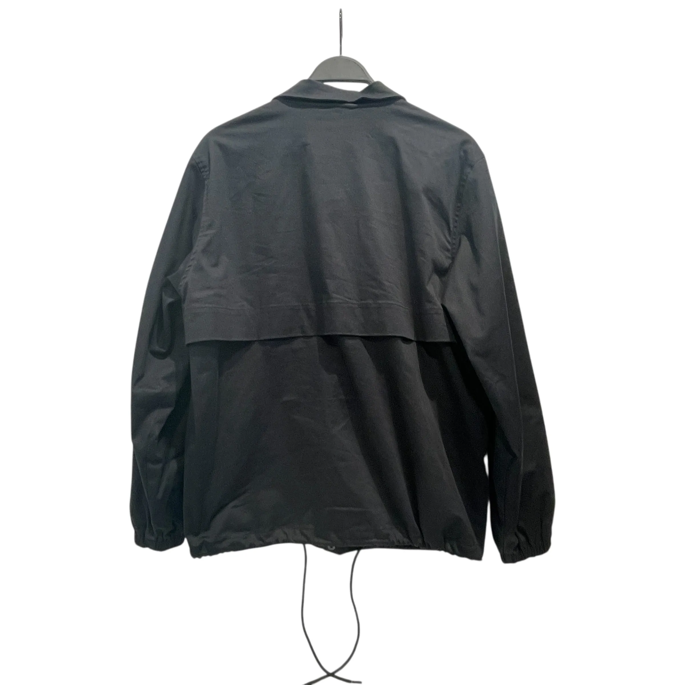 yohji yamamoto POUR HOMME/NEW ERA/Jacket/M/Cotton/BLK/Graphic/Field Coach Jacket
